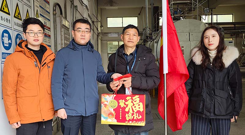 春節(jié)慰問送溫暖，歲寒情深暖人心